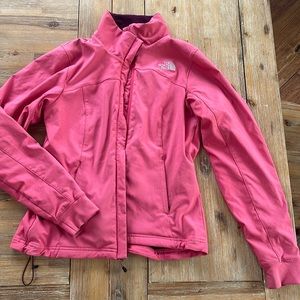 Very cozy pink and purple north face jacket